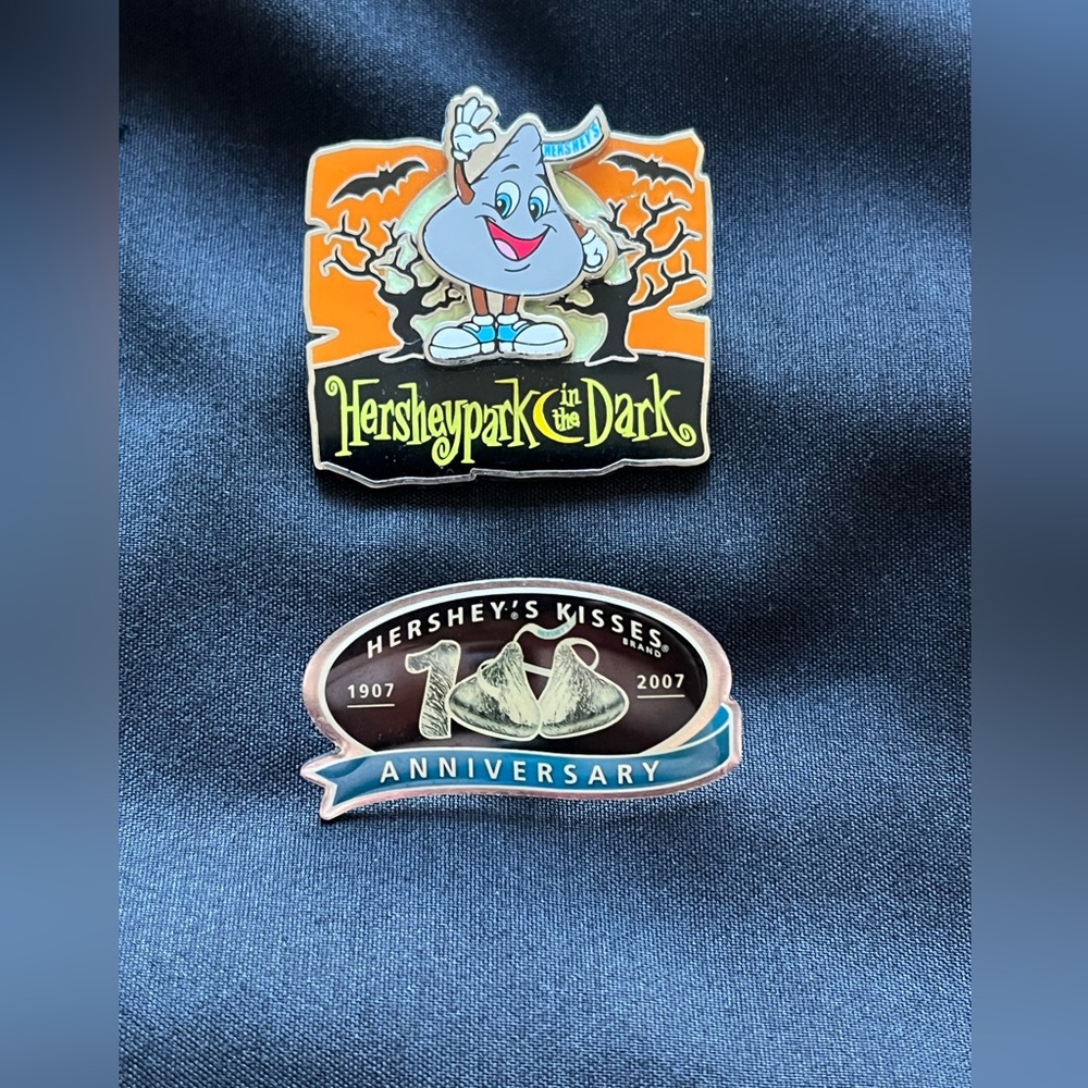 2007 & 2009 Hershey Park Collectable Pins